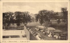 Evian les Bains - the Park of the Sports Tennis - CPA