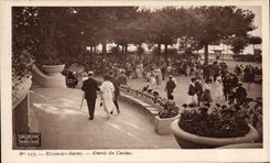 Evian les Bains - Entrance of the Casino - CPA