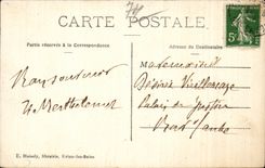 Evian les Bains - the College and Establishment of Chatelet - CPA