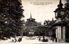 Evian les Bains - the Cachat Refreshment bar - CPA