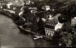 Les Bains - bordes de Evian del lago Leman - CPA