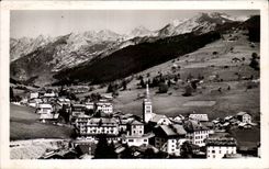 CPSM Clusaz View and chains of Aravis