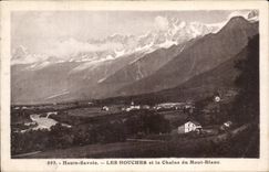 CPA Houches y la cadena de los Pyrenees