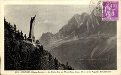 Rey de CPA Houches Cristo de Mont Blanc y agujas de Chamonix
