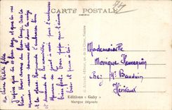 CPA Houches el viaducto Sainte Marie Arve el camino de Chamonix