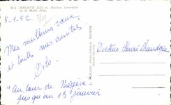 CPA Megeve winter Station and the Jolly Mount