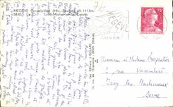 CPA Megeve the cross Saint Michel and the casino