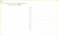 CPA Megeve Station winter switches of Varan