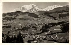 CPSM Megeve View and the Mount Blanc