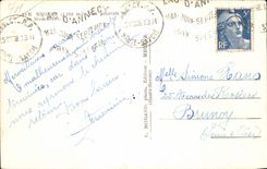 CPSM Megeve View and the Mount Blanc