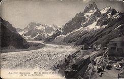 CPA Chamonix Sea of ice and railroad of Montenvers