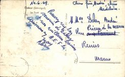 CPSM Senegal Dakar the port