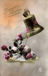 CPA Fantaisie Cloches Paques Easter