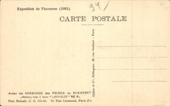 CPA Vincennes Room of Equatorial Africa Fathers of St Spirit Ameroun Gabon loango