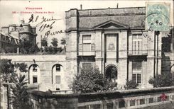 CPA Vincennes Castle Gate of wood