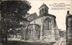 CPA Paris Abside de l eglise St Pierre de Montmartre