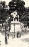 CPA Paris Places Royal Statue of Louis XIII
