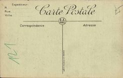 CPA Paris November 11th 1920 the procession places Militaria Harmony