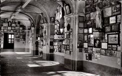 Santuario de CPSM Laghet de Nof Laghet ex Voto en el claustro