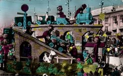 Carnaval de CPSM Niza de la inadvertencia del fabricante de la lAmpara de Bonifassi