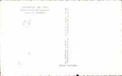 Carnaval de CPSM Niza de la inadvertencia del fabricante de la lAmpara de Bonifassi