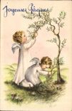 CPA Fantaisie Enfants Joyeuses Paques Easter