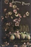 CPA Fantaisie Oeufs Joyeuses Paques Easter