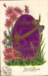 CPA Fantaisie Oeufs Joyeuses Paques Easter