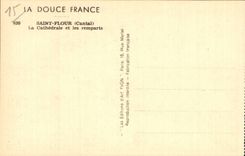 Saint Flour - the Cathedral and its Walls - CPA