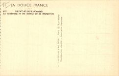 Saint Flour - the Suburb and Mounts of Margeride - CPA