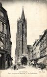 Coutances - Rue Geoffroy le Montbray - La Cathedrale - CPA 