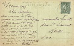 Chatillon en Indre - iglesia - CPA