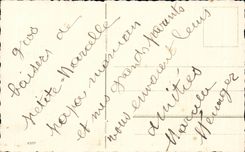 Festivals - Wishes - Holiday - Easter - Easter - Ostern - chick and little nest off eggs - CPA