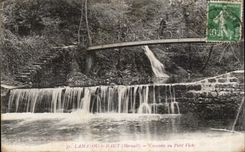 Lamalou le Haut - Cascades au Petit Vichy - CPA