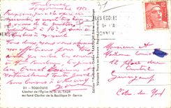 Toulouse - Campana-torre de la iglesia de Notre Dame de Taur - CPA