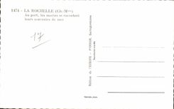 La Rochelle - With the Port - the Sailors tell their memories of sea - CPA