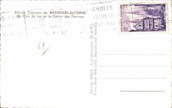 Bagnoles of Orne - a Corner of the Lake - CPA