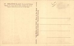 CPA Orleans La rue du Tabour Jeanne d arc