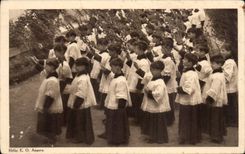 CPA national Angers Congers eucharistic 1933 offering of the brooms