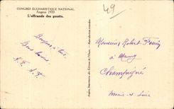 CPA Angers Congres eucharistique national 1933 L offrande des genets