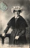CPA Angers Costume et coiffe de Montjean Folklore
