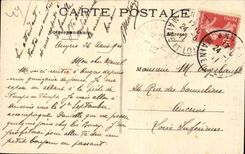 CPA Angers View of the bridges (seen castle)