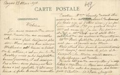 CPA Angers Souvenir View Cap Folklore Costume