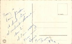 CPA Fantaisie Poisson Horseshoe Peche Fisherman