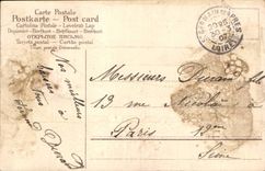 CPA Fantaisie Poisson 1er Avril Paques Easter