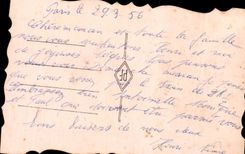 CPA Fantaisie Poisson et rose Paques Easter