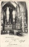 CPA La Haye du Puits Interieur de l eglise