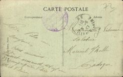 CPA Mans Panorama taken of the tunnel