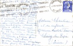 CPSM Combloux View and the Mount Blanc