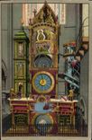CPA CARTE SYSTEME Fantaisie Strasbourg Horloge astronomique de la cathedrale